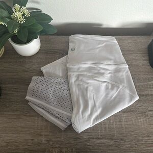 Lululemon white leggings